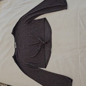 Hippie Rose Knot Front Crop Top